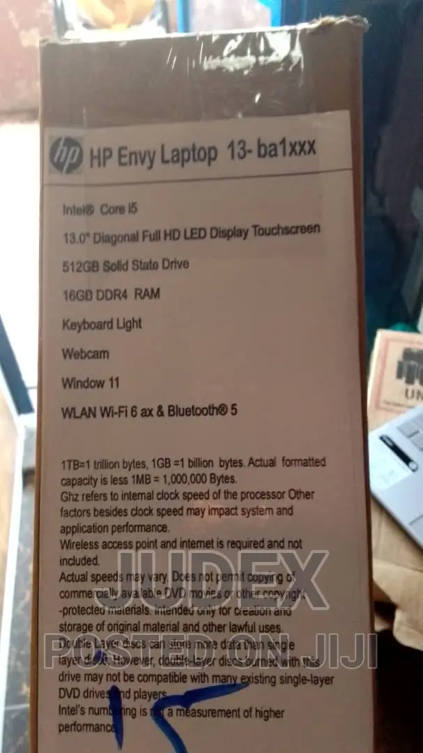 New Laptop HP Envy 14 8GB Intel Core I5 SSD 512GB