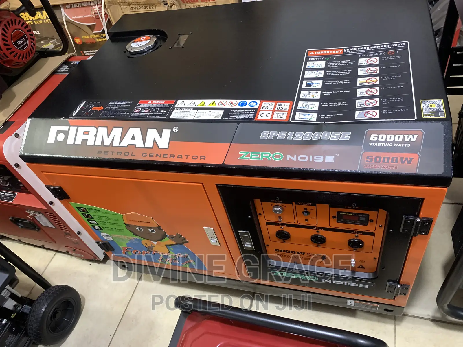 8kva Soundproof Petrol Firman Generator