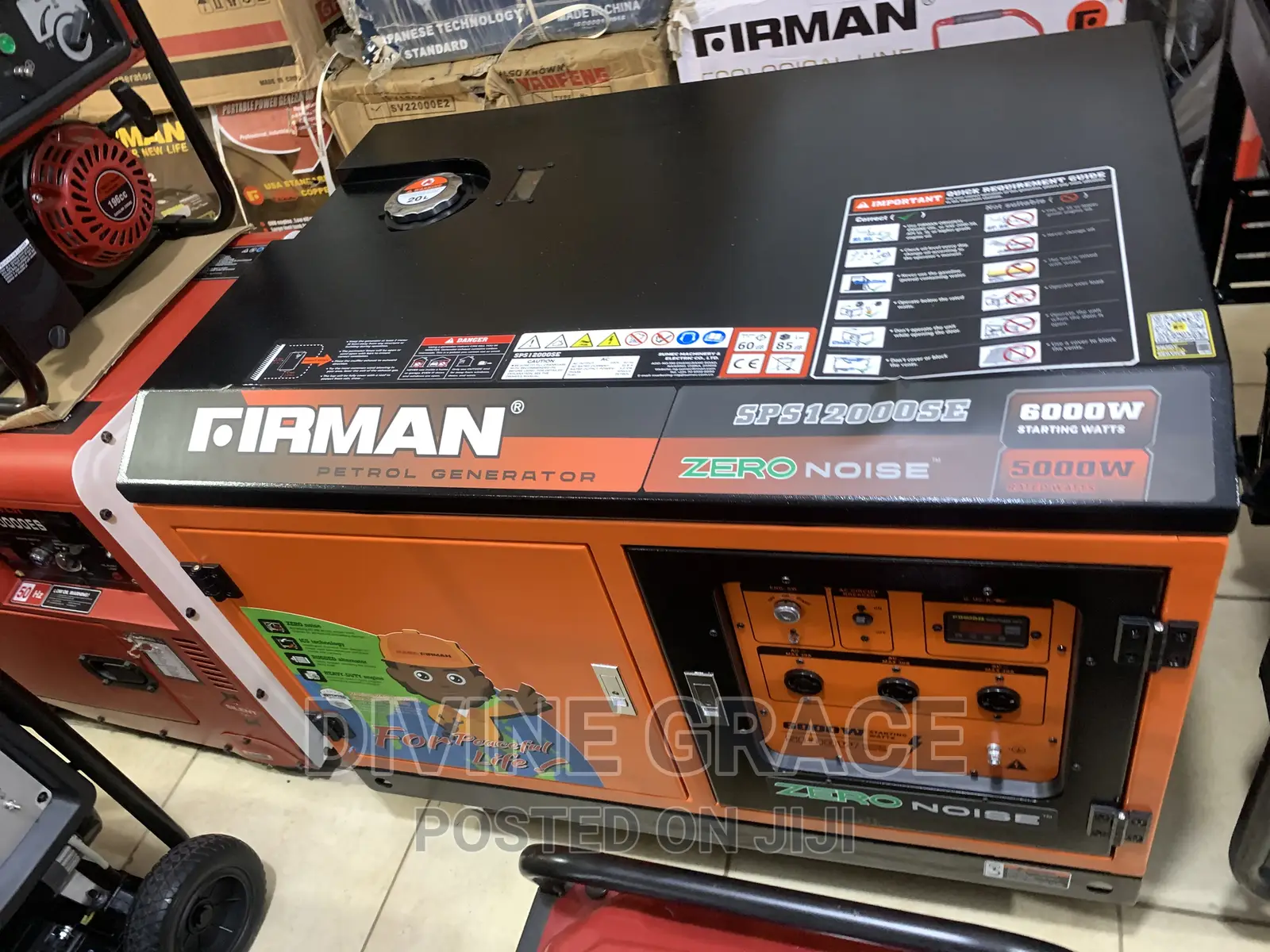 8kva Soundproof Petrol Firman Generator