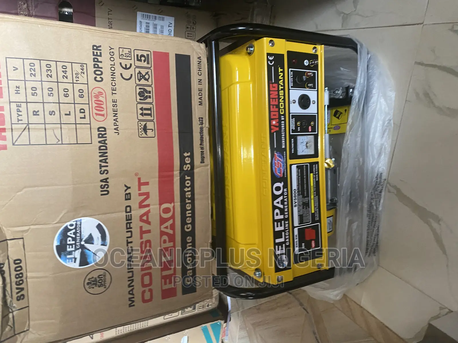 Elepaq Constant 3.5kva Manual Start Copper Generator (Sv5800