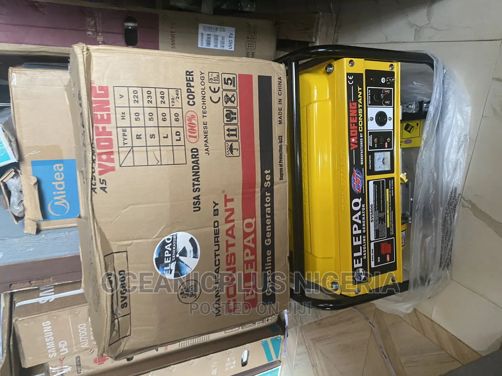 Elepaq Constant 3.5kva Copper Generator (Sv5800