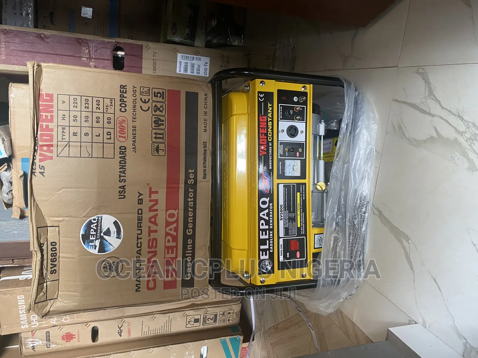 Quality Elepaq Constant 3.5kva Manual Generator (Sv5800