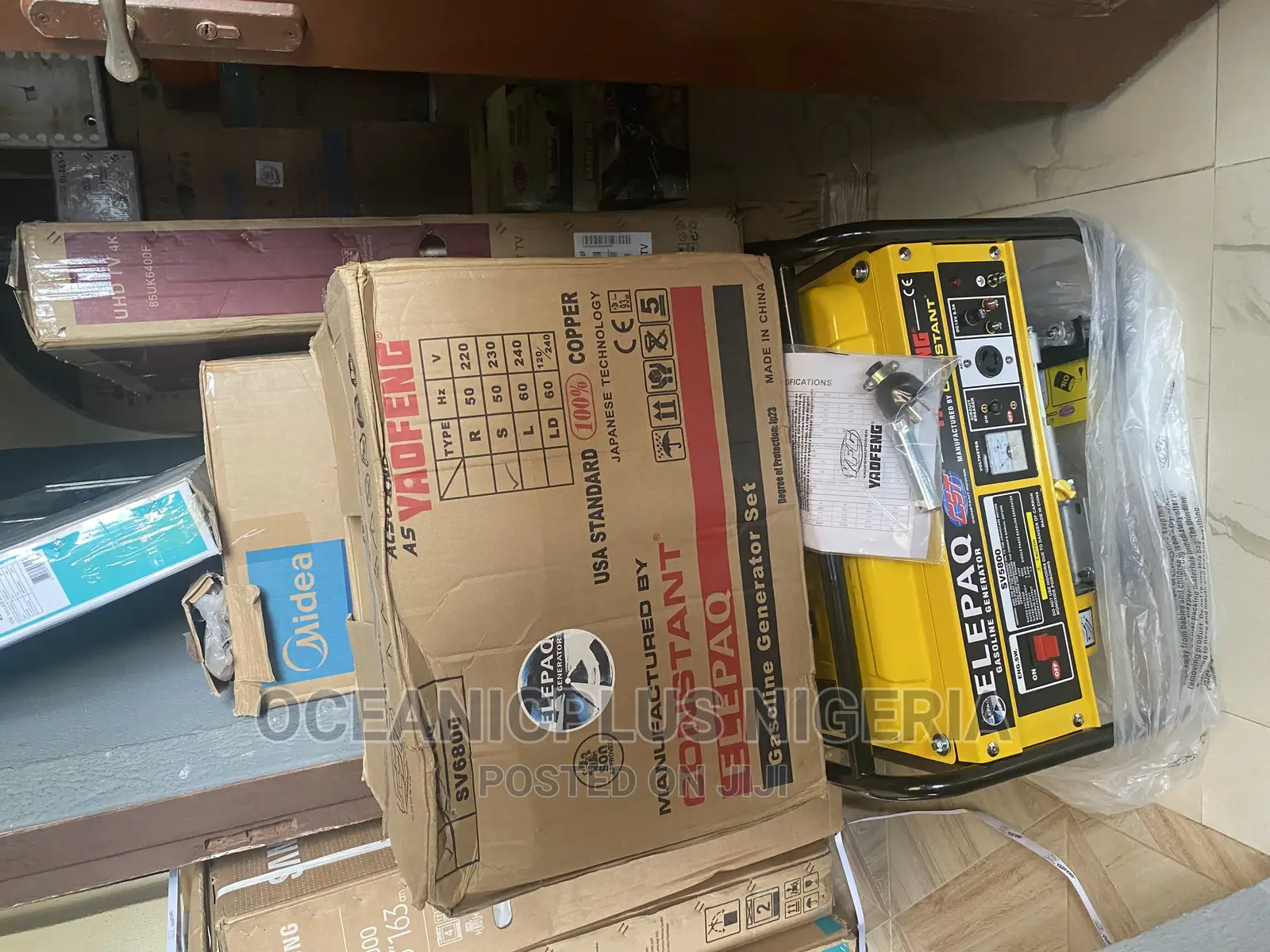 Newly Produced Elepaq Constant 3.5kva Manual Generator (Sv58