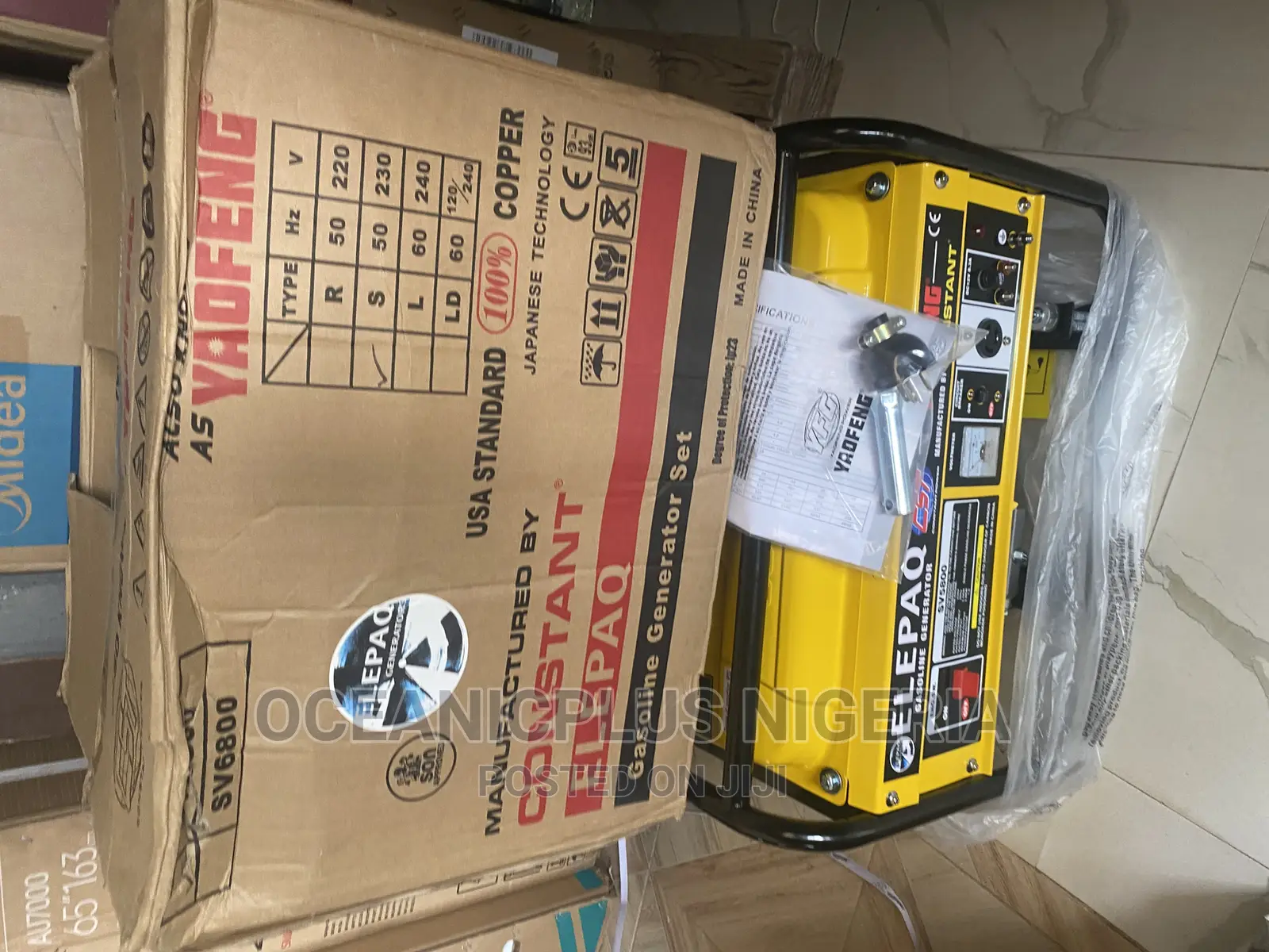 Standard Elepaq Constant 3.5kva Manual Generator (Sv5800