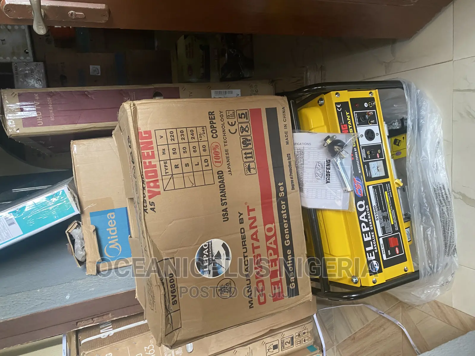 Luxury Elepaq Constant 3.5kva Manual Generator (Sv5800