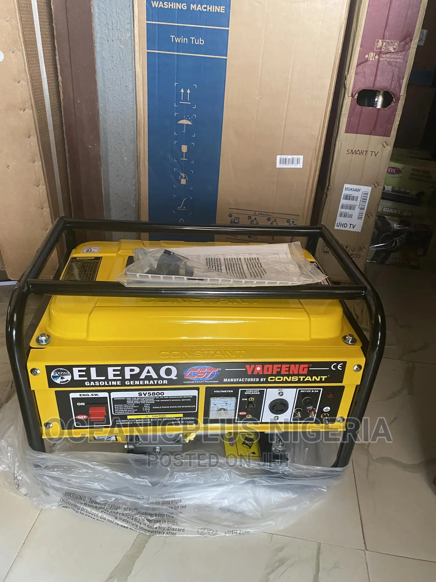 Built-in Elepaq Constant 3.5kva Manual Generator (Sv5800