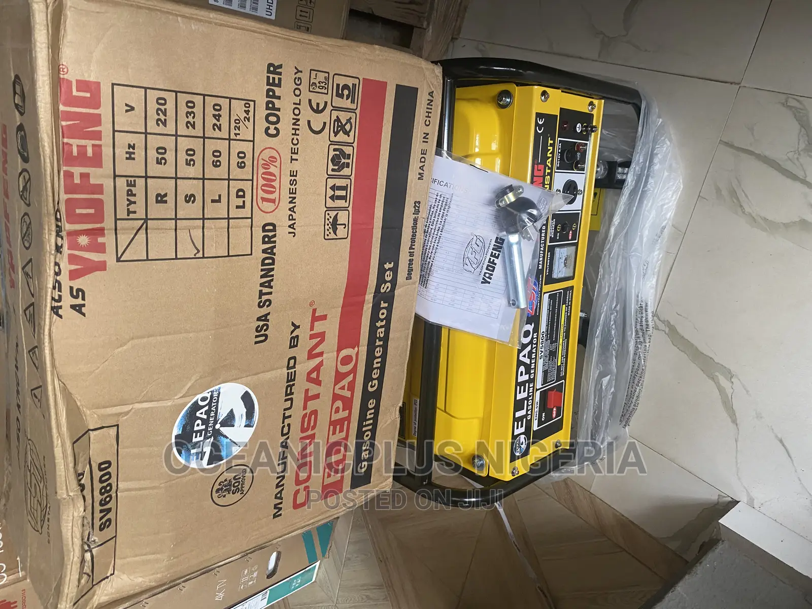 Top World Elepaq Constant 3.5kva Manual Generator (Sv5800