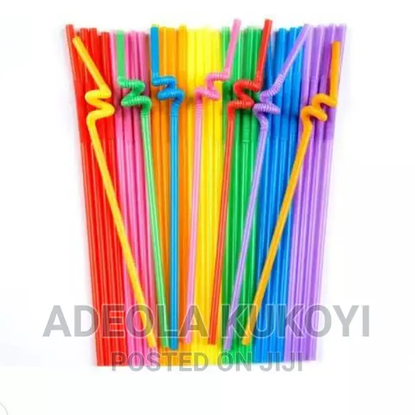 (20 Packs)6mm Pack of Multi Colored Chapman Straw