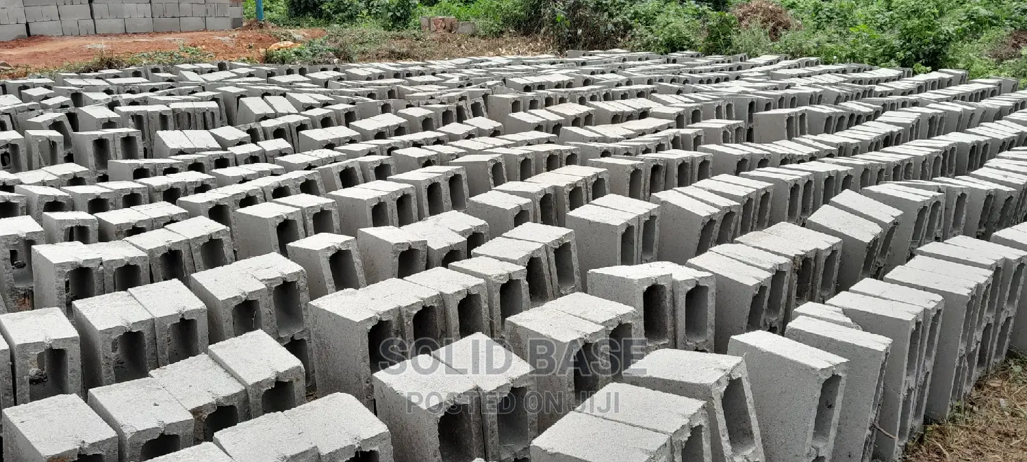 6inchs Quality Vibrated Blocks Mould With Stonedust