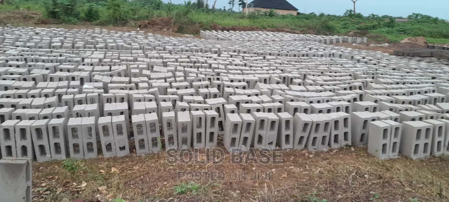 6inchs Quality Vibrated Blocks Mould With Stonedust