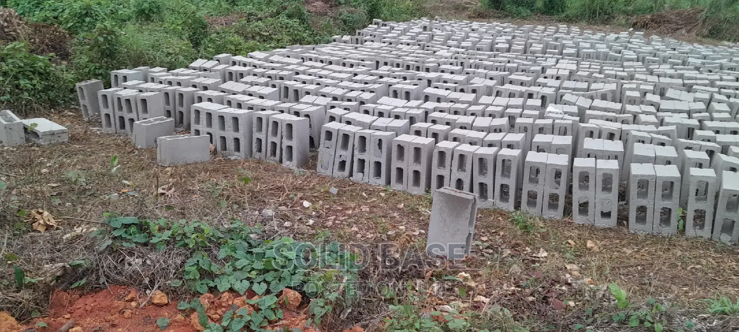 6inchs Quality Vibrated Blocks Mould With Stonedust