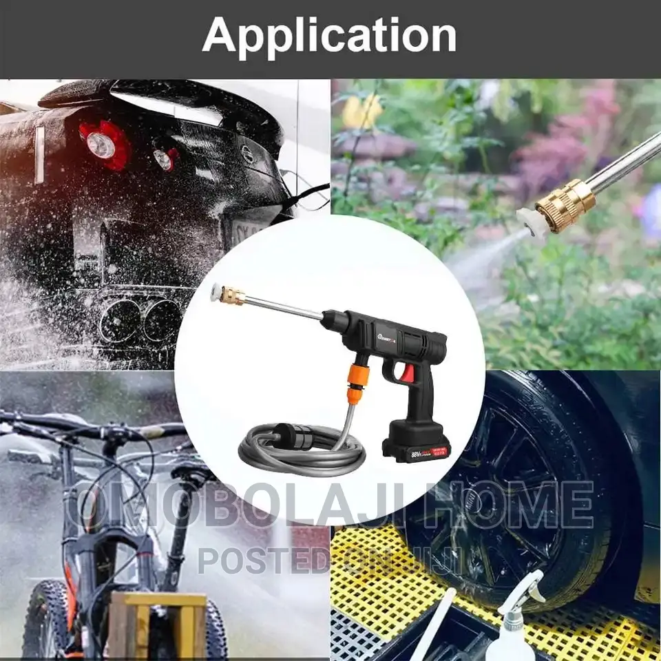 High Pressure Washer Car Wash With Double Battery