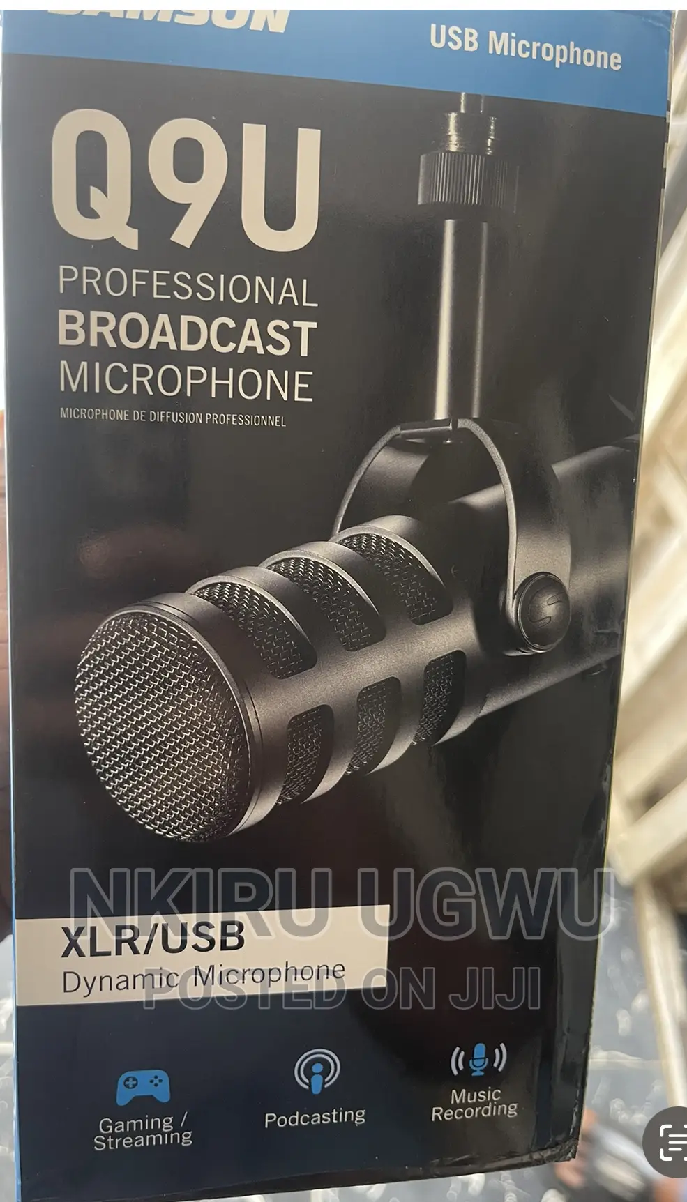 Samson Q9u XLR/Usb Dynamic Broadcast Microphone