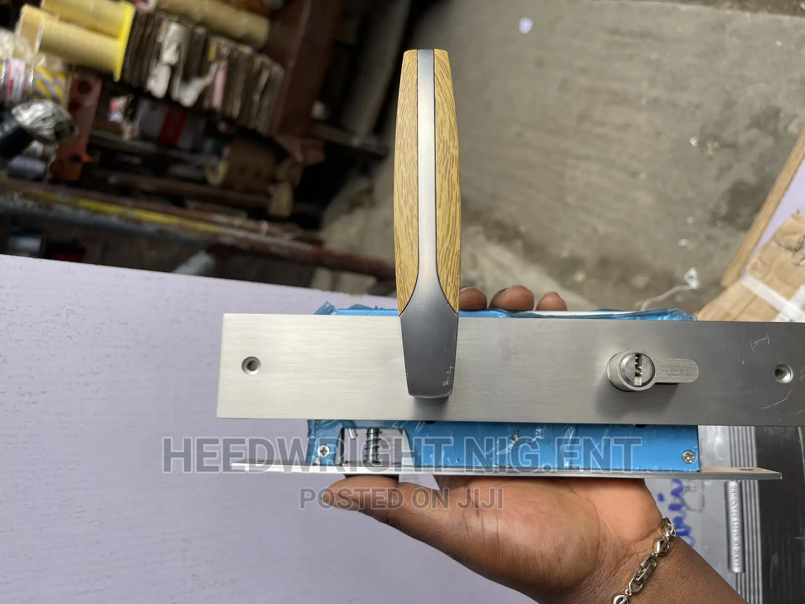 Wooden Style High Security Complete Door Lock