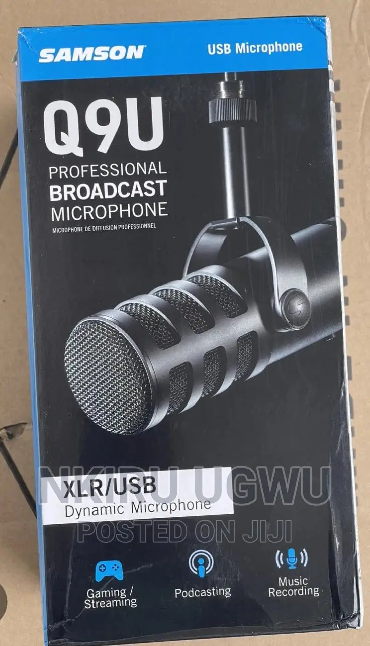 Samson Q9u XLR/Usb Dynamic Broadcast Microphone