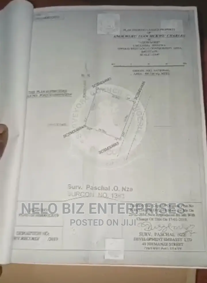 1 Plot of Land for SALE Not RENT