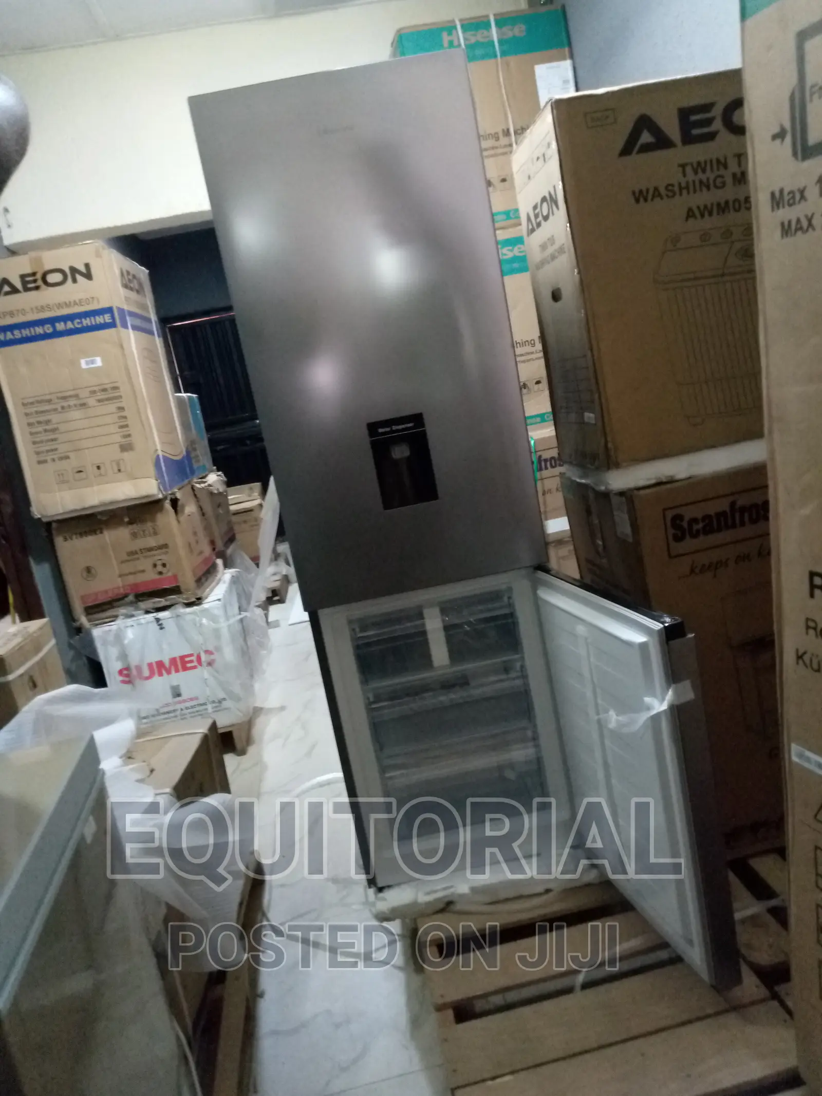 Hisense Fridge Rd-35dcb Bottom Mounted Double Door