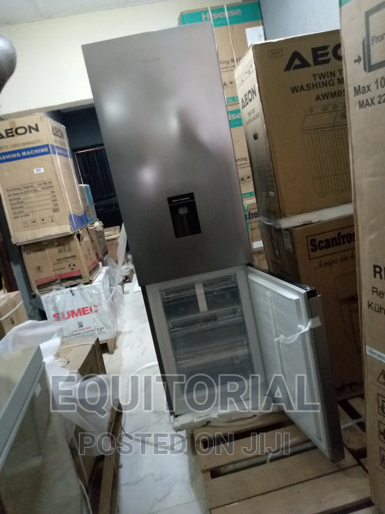 Hisense Fridge Rd-35dcb Bottom Mounted Double Door