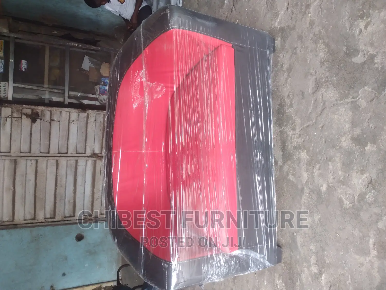 Quality Double Seater Leather Upholstery Sofa Chair.