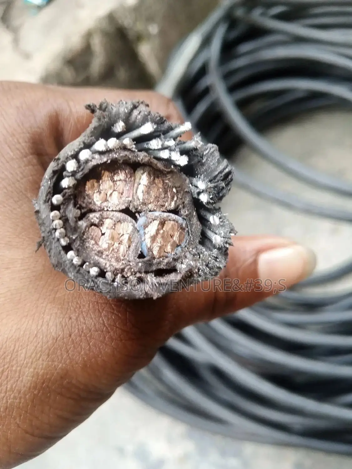 Electrical 35m Armoured Cable 4core Full Gage