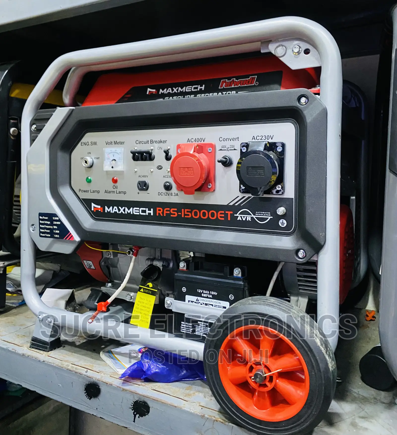 RFS15000ET 10kva Maxmech Generator Three Phase