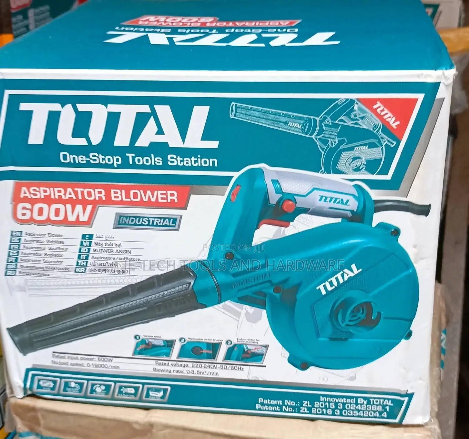 Total Blower and Vacuum Dust Cleaner 600W Variable Speed