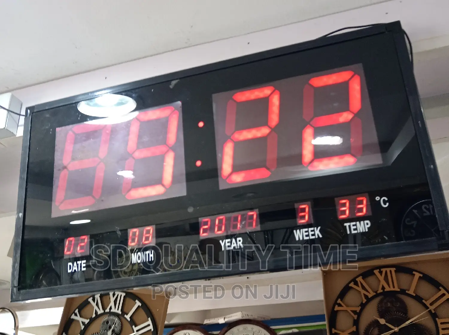 Big Led Digital Wall Clock (28' by 14' Inches)