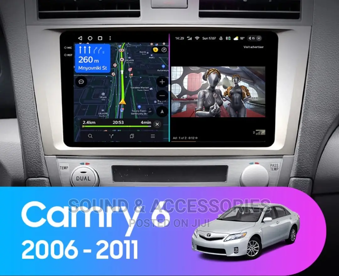Toyota Camry 2007-2011 Android Gps Navigation System