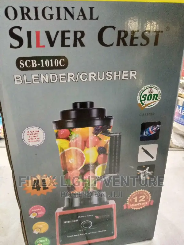 4ltrs Silver Crest Blender 8500w-4l