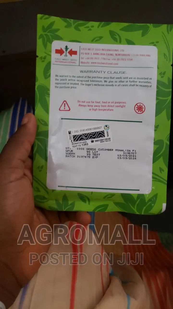 Hybrid Cucumber Seeds (Different Varieties)
