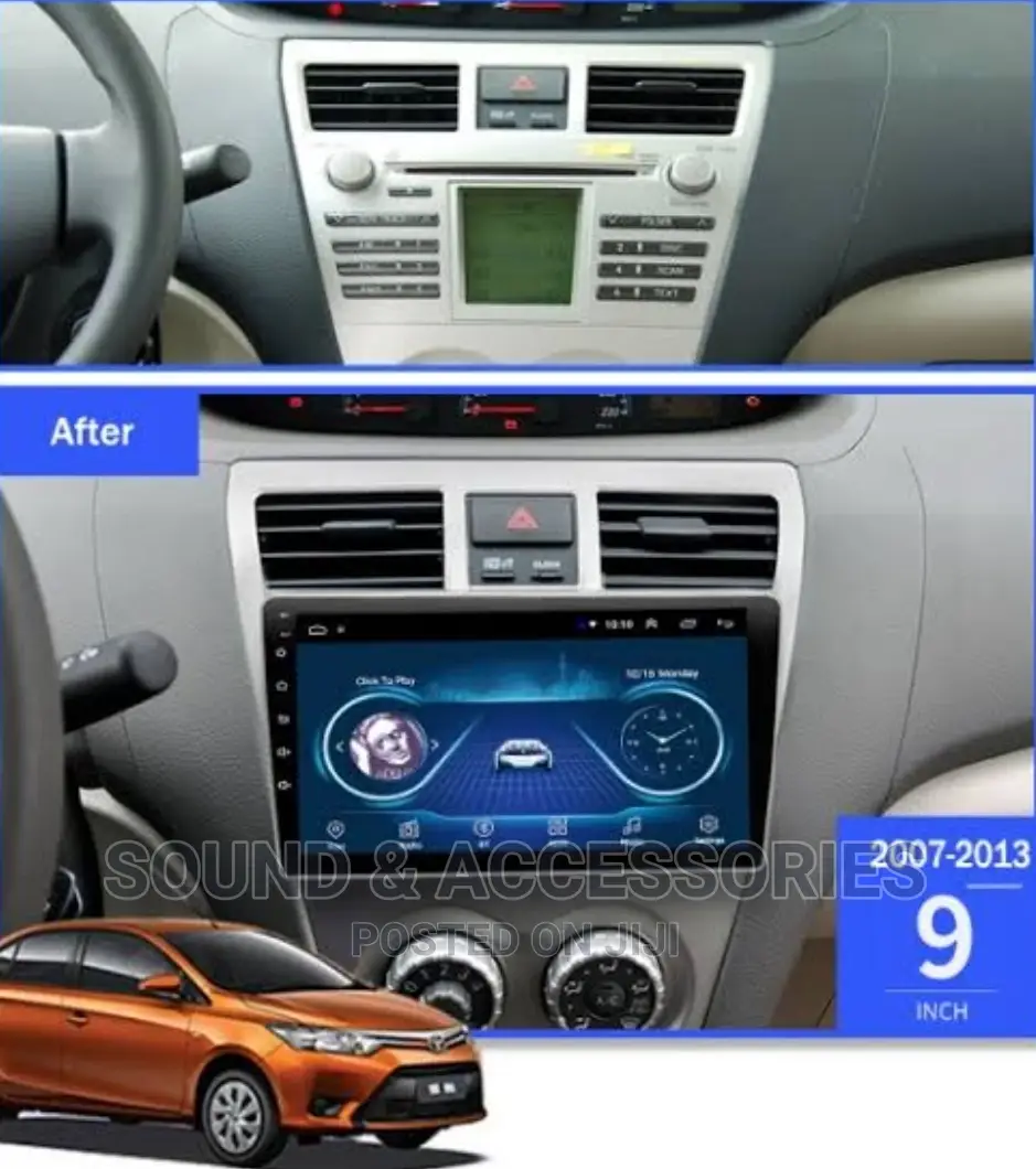 Toyota Yaris Vios 2007-2012 Android Gps Navigation Syst