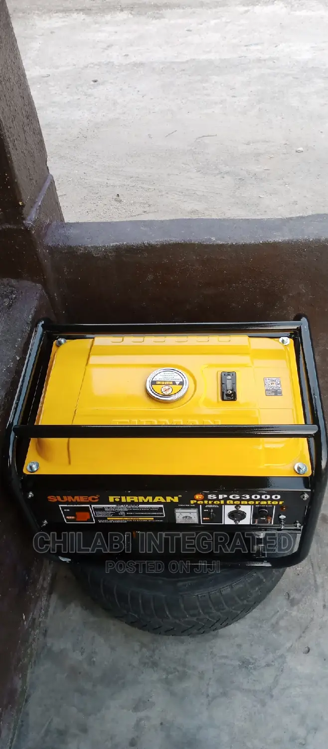 3 Weeks Old Almost New 2.8KVA SUMEC FIRMAN SPG3000 Generator