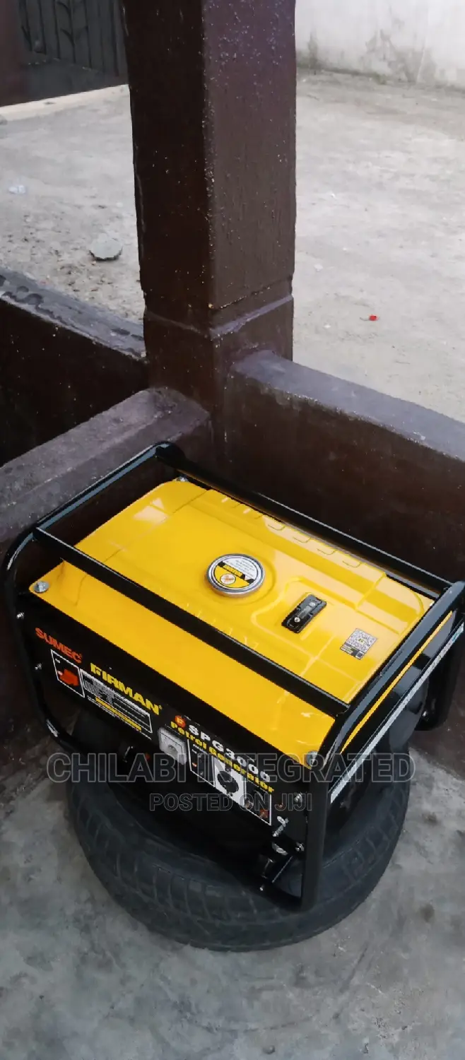 3 Weeks Old Almost New 2.8KVA SUMEC FIRMAN SPG3000 Generator
