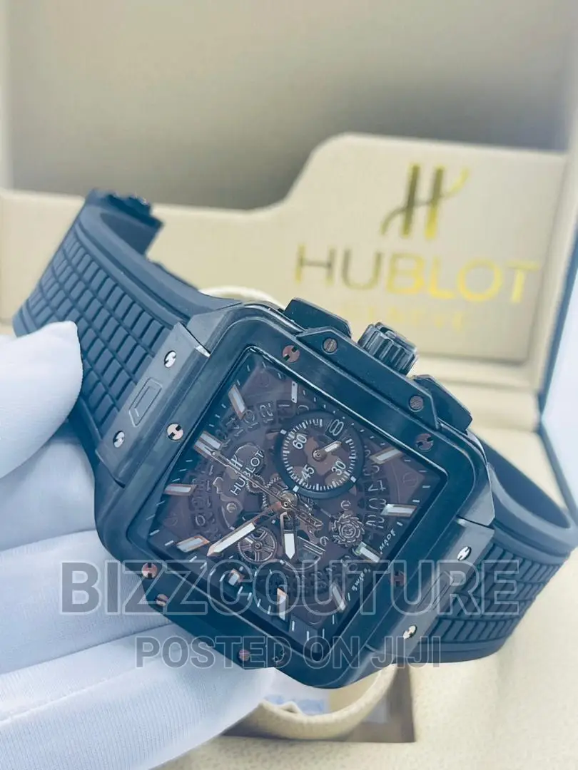 Original HUBLOT Rubber Strap Watch Available in Store