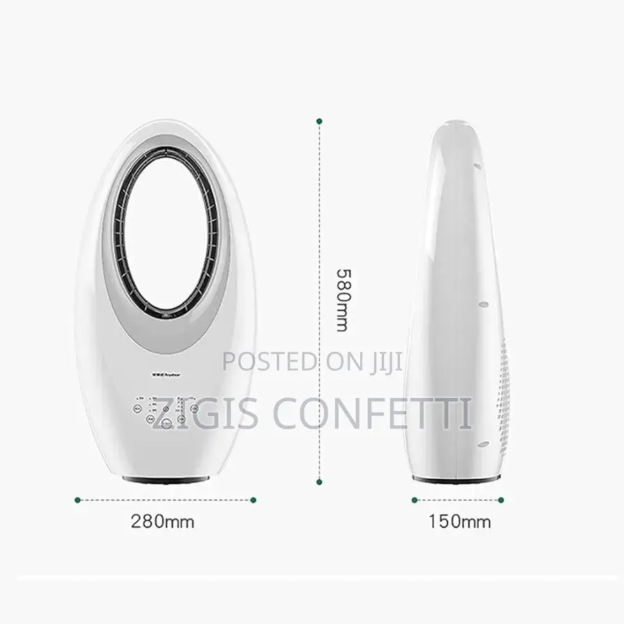 Remote-Controlled Tower Fan, 5 Speed