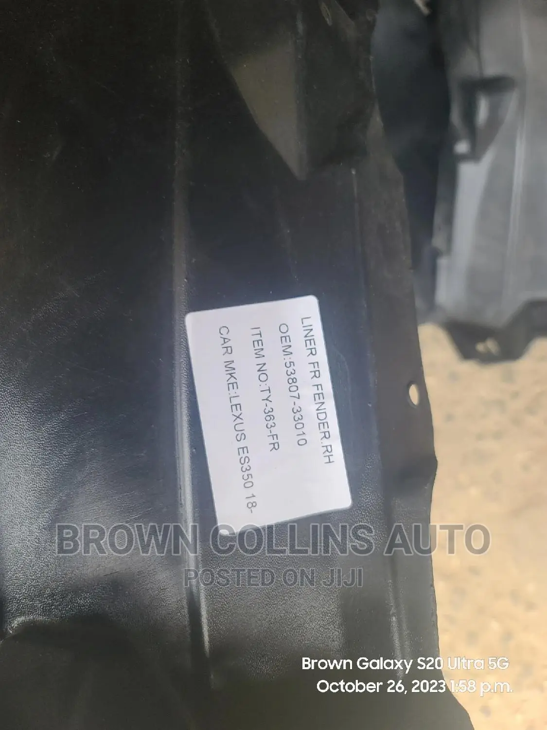 Sand Protector Lexus Es350 2016-2018