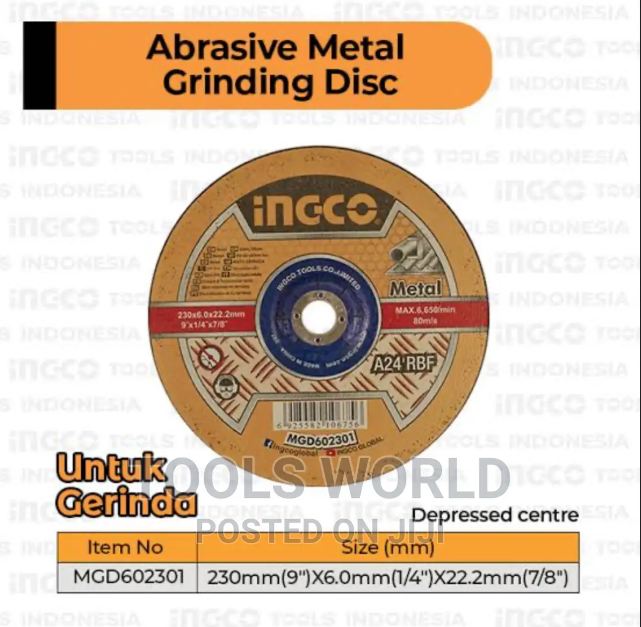 Ingco Metal Cutting Disc 9” X 10pcs