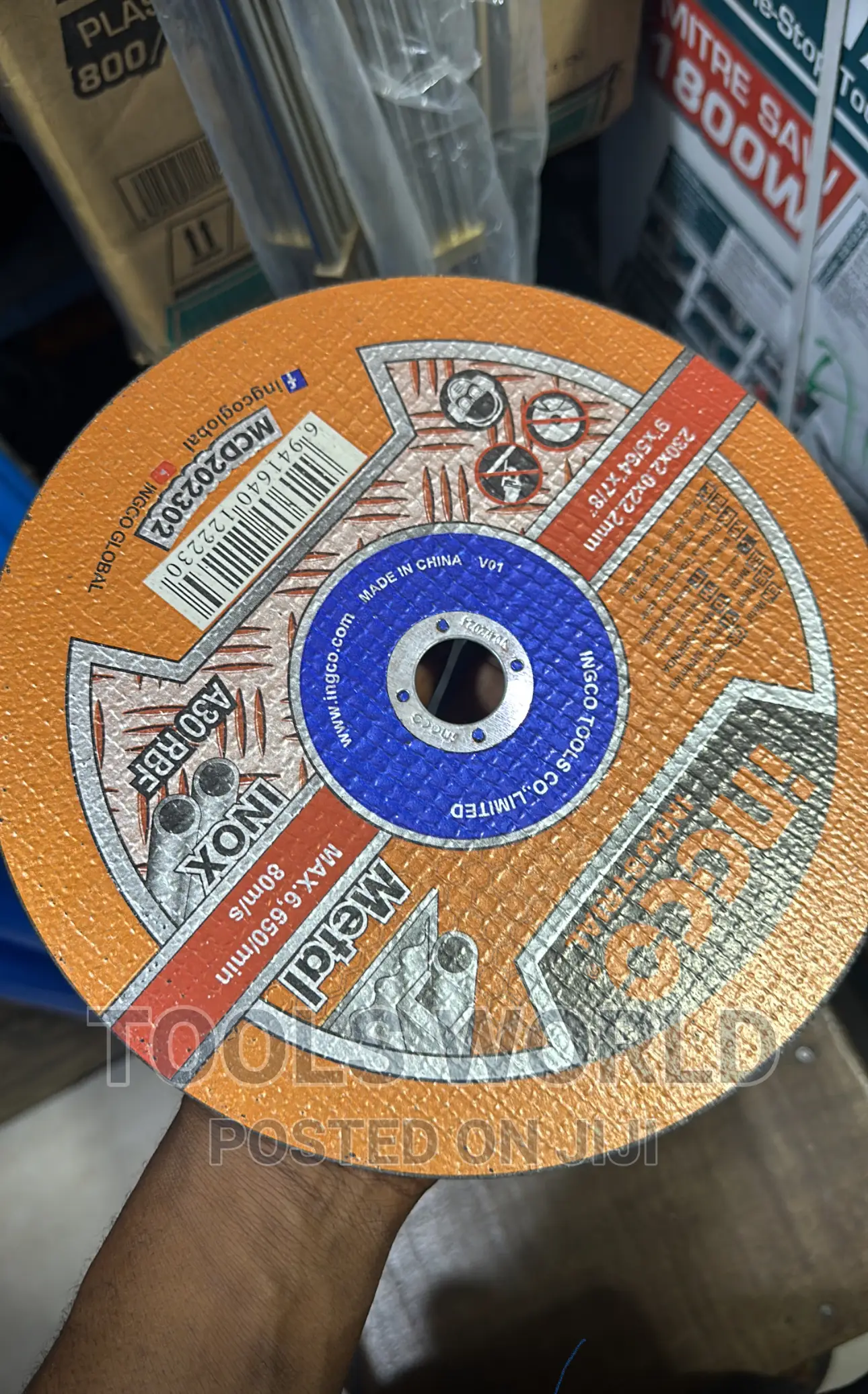 Ingco Abrasive Metal Cutting Disc for Metal and Stainless