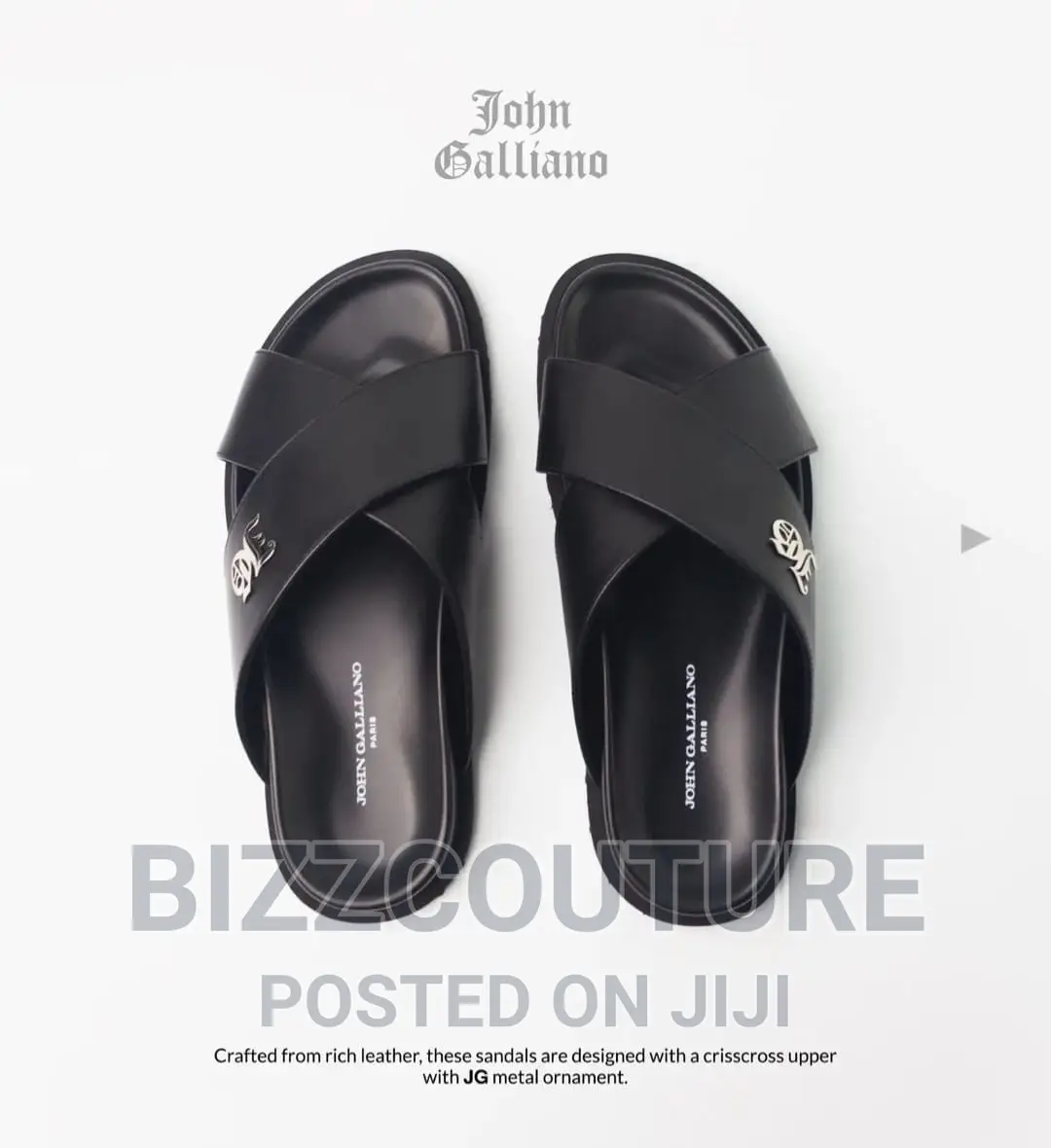 Original Italian ROBERTO CAVALLI Slippers Available in Store