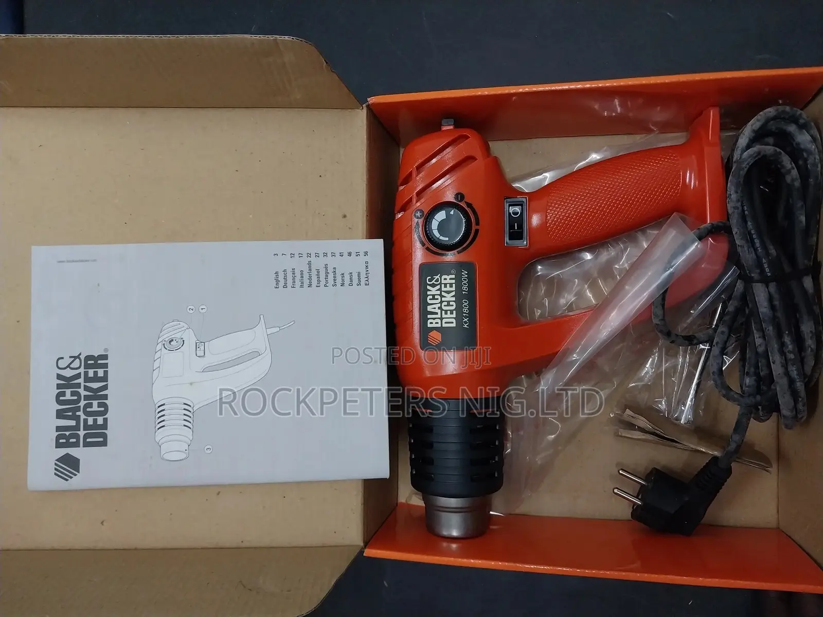 Black & Decker KX-1800 Heat Gun KIT