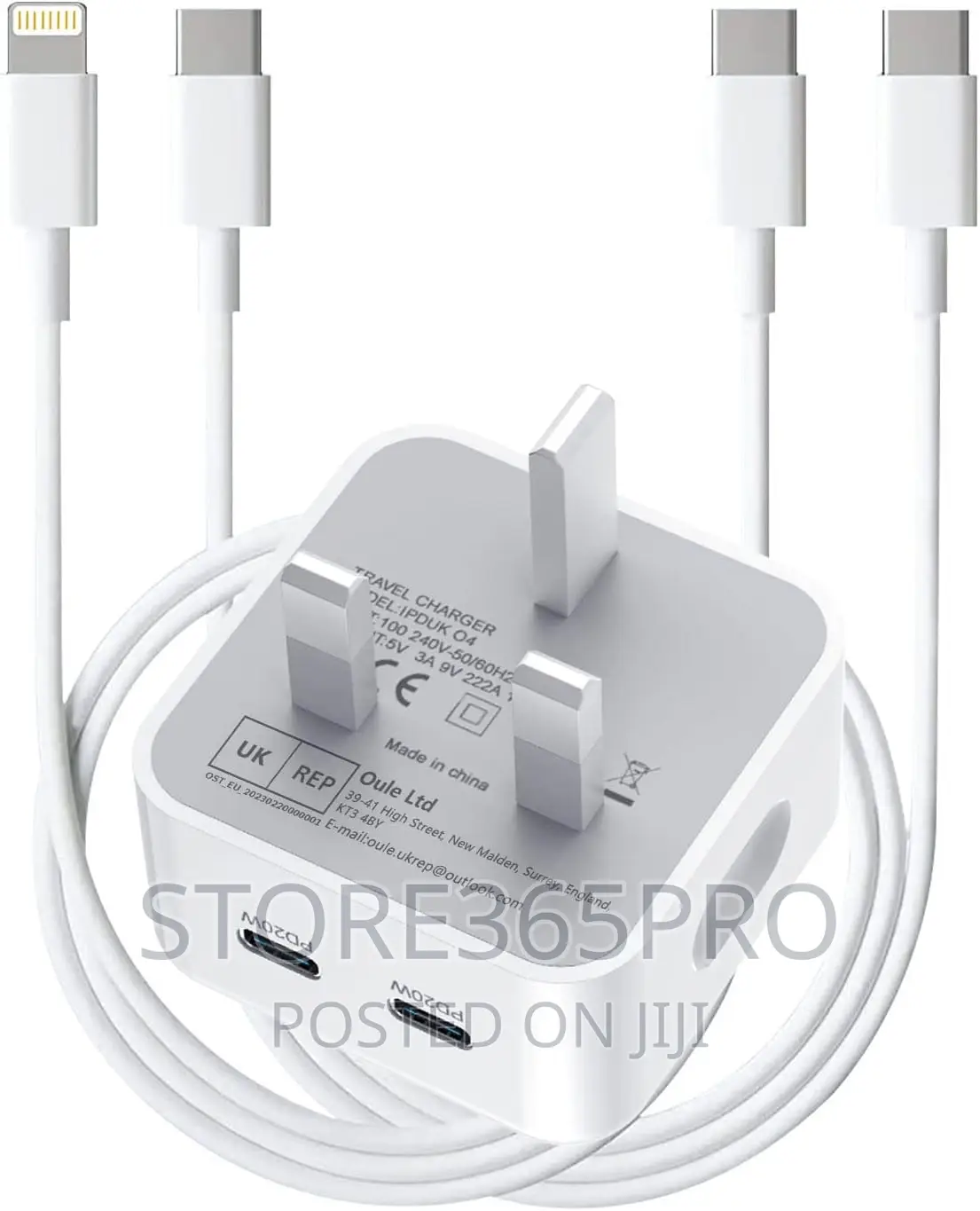 Magnetic Apple iPhone Charger With Two Cables