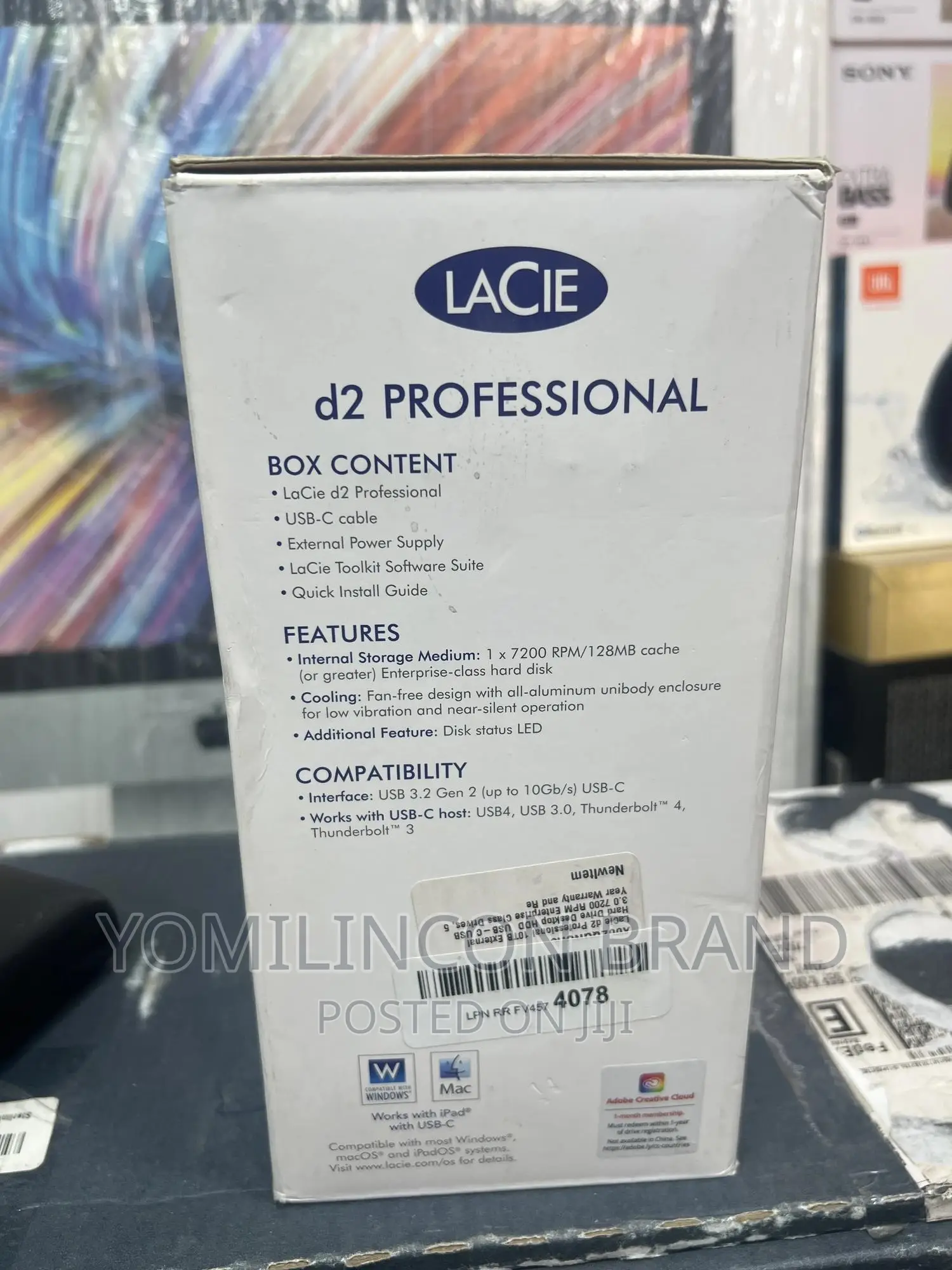 Lacie D2 Professional 20TB External Hard Drive Desktop