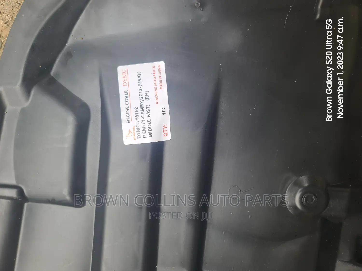 Under Engine Protector Toyota Camry 2012-2014