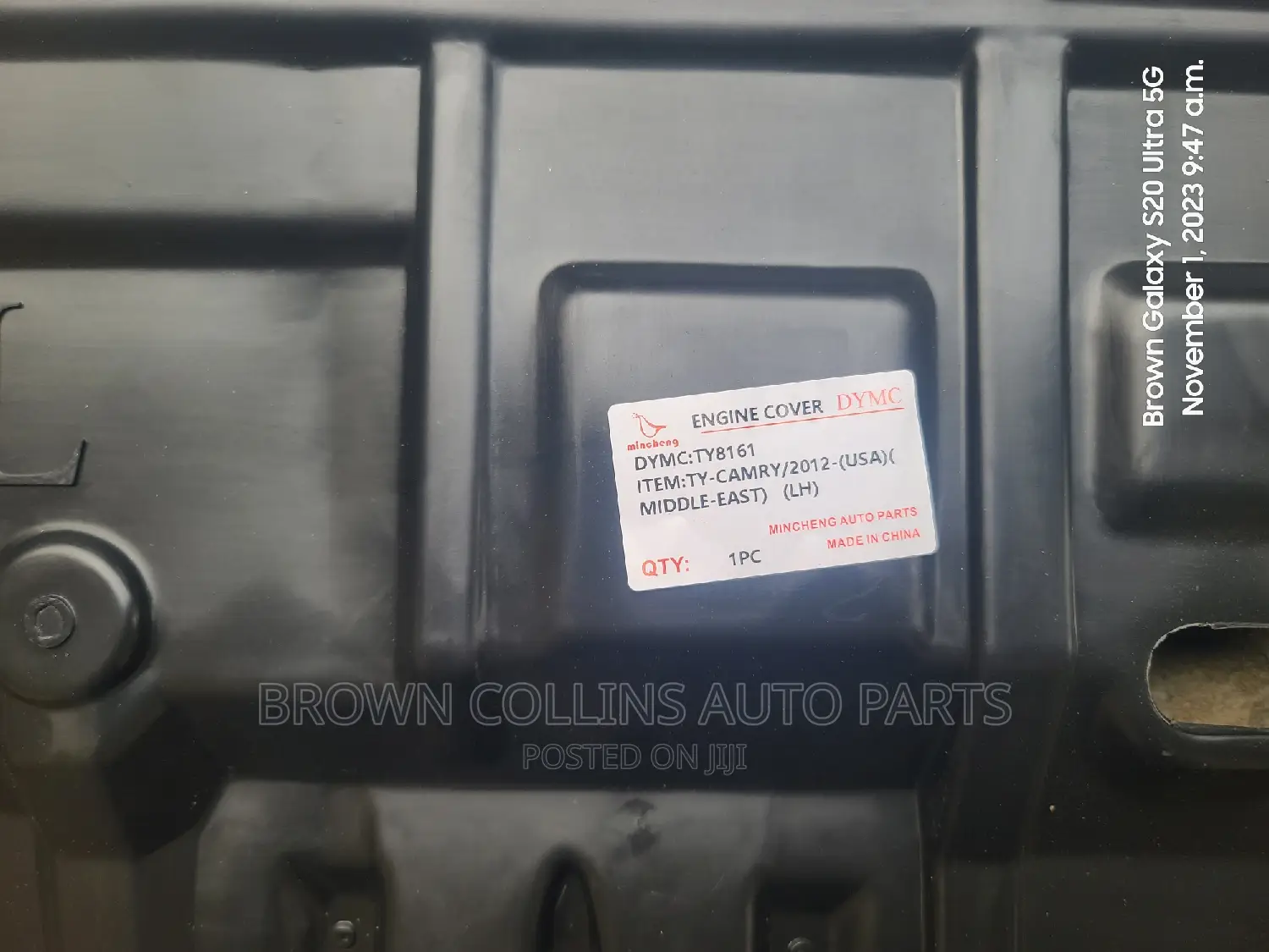 Under Engine Protector Toyota Camry 2012-2014