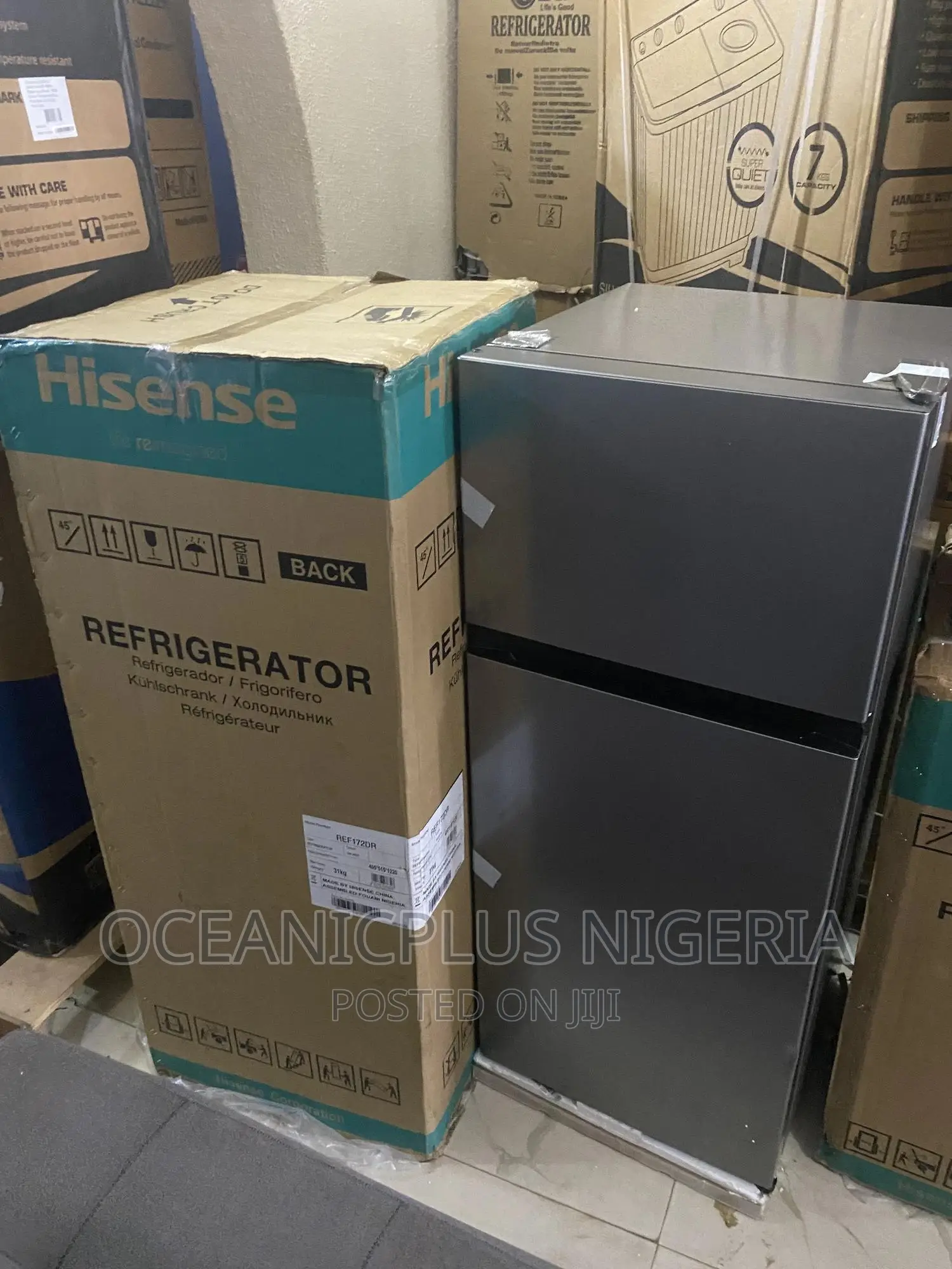 Hisense Refrigerator- 124l Double Door Refrigerator