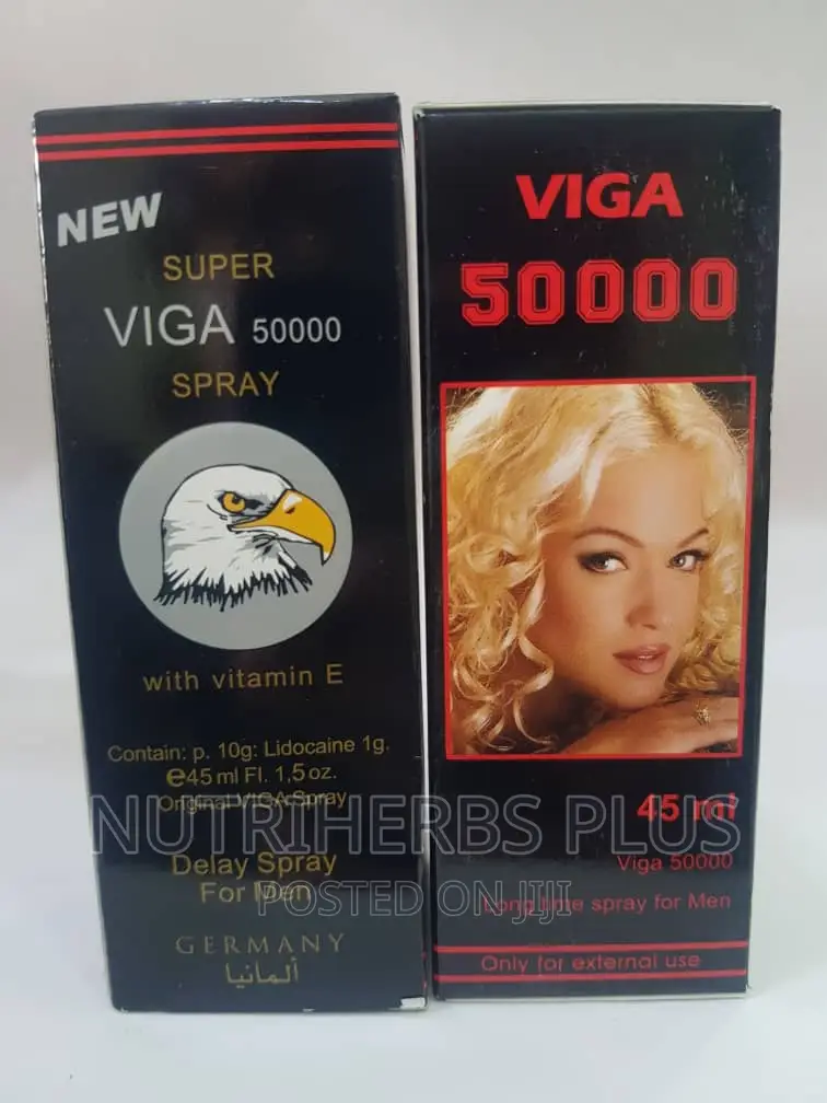 SUPER VIGA (Black)50000 Delay Spray With Vitamin E