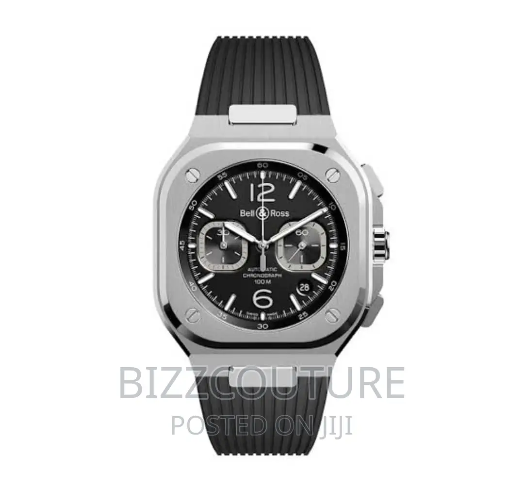 Original Bell Ross Rubber Strap Watch Available in Store
