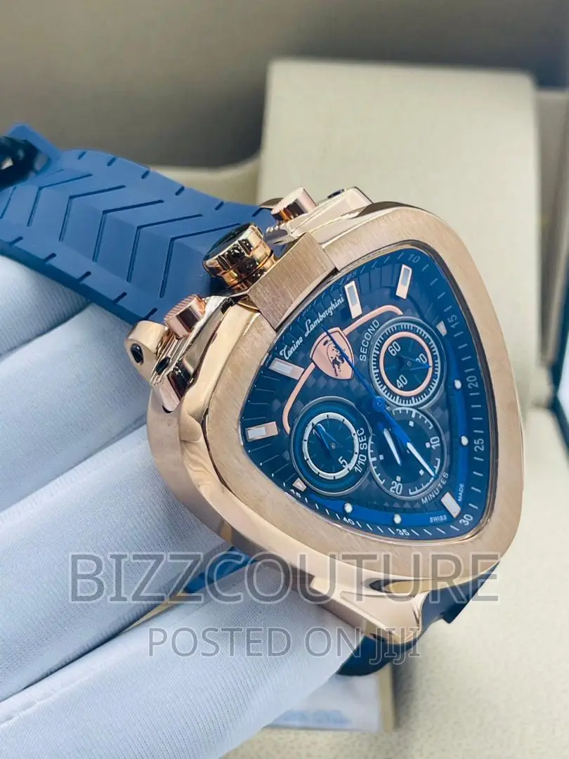 Original LAMBORGHINI RUBBER Wrist Watch Available in Store