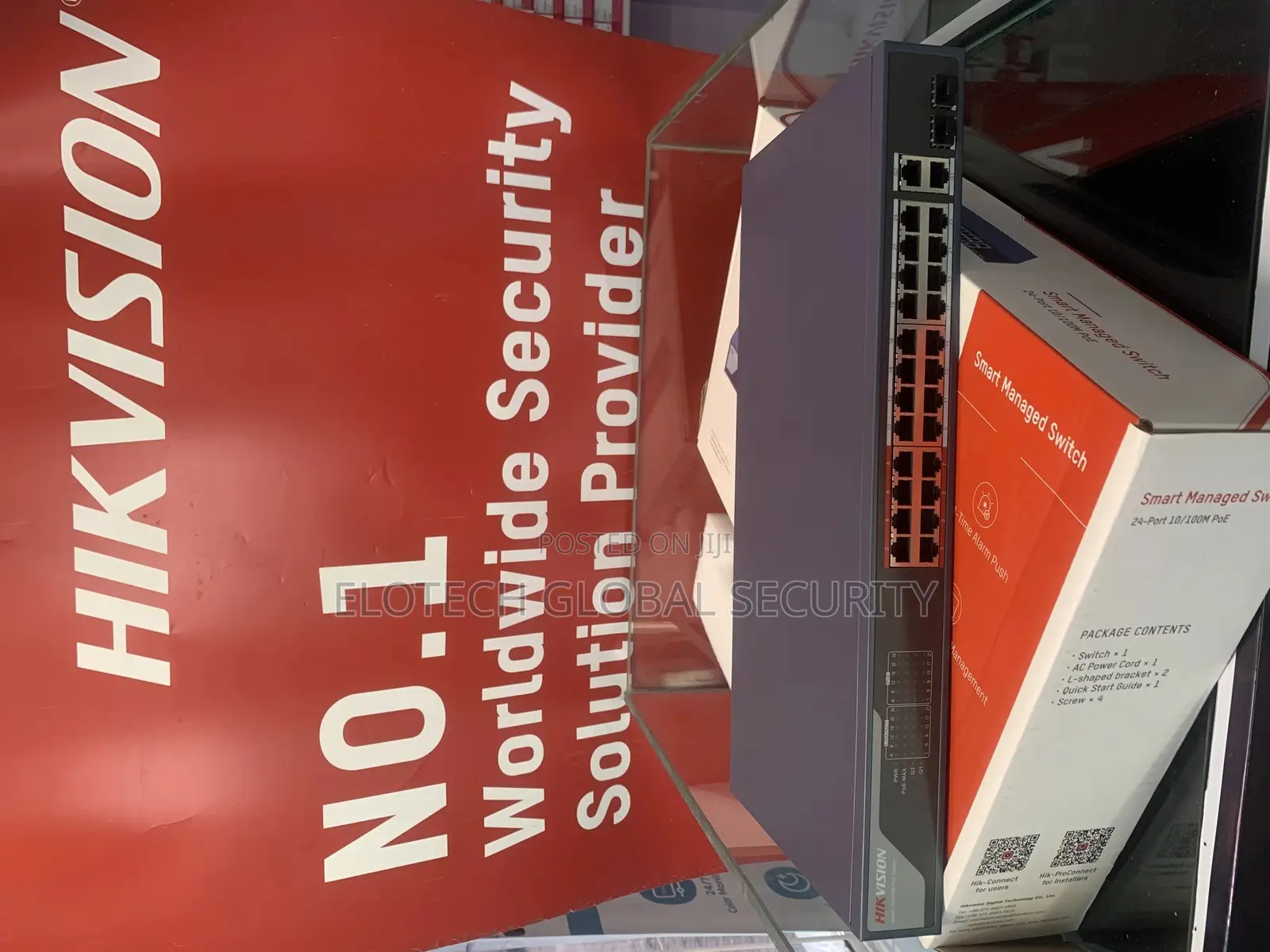 Hikvision 24 Port Fast Ethernet Smart POE Switch