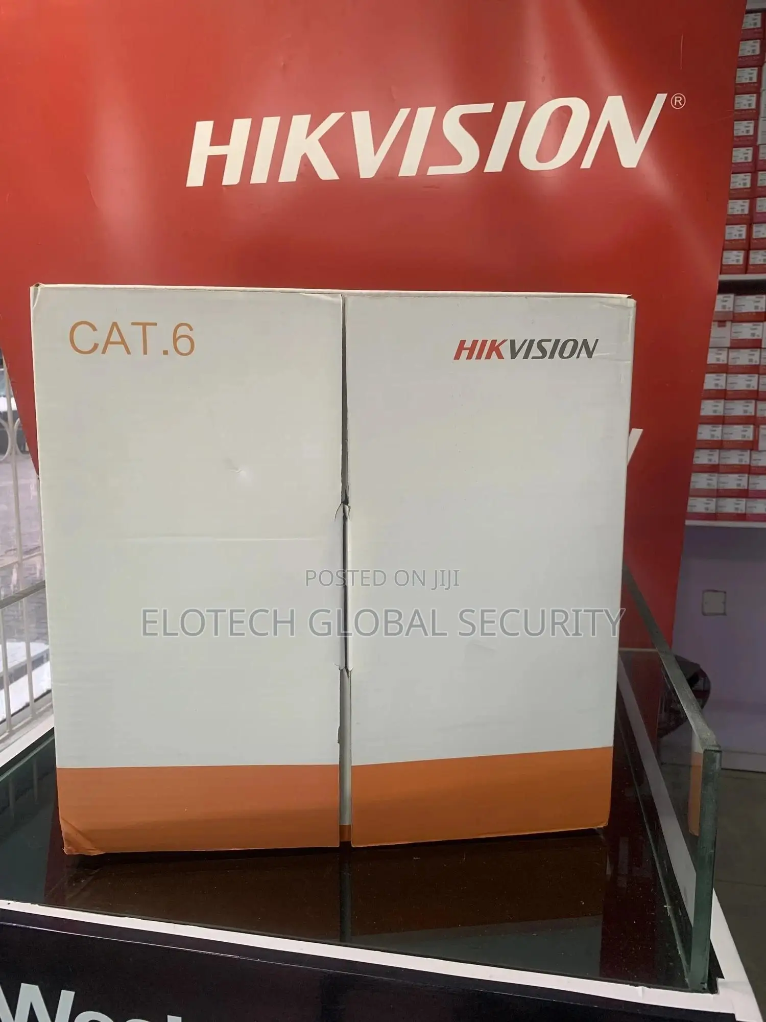 Hikvision Cat 6 Cable (Orange) Pure Copper